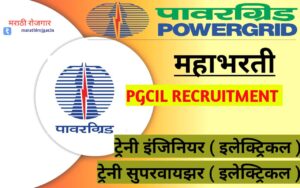 पॉवर ग्रिड कॉर्पोरेशन ऑफ इंडिया मध्ये महाभरती! PGCIL Recruitment